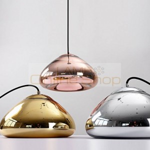 round glass pendant light creative Tom Dixon Void Pendant Lamp for coffee/ clothing store /restaurant/cafe bar 