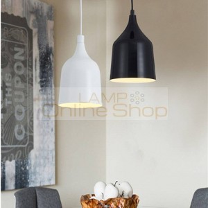 Single Head Modern Simple Industrial Lamp for Bar Restaurant LED Pendant Light Fixtures Northern Europe Cafe Hanging Lamp