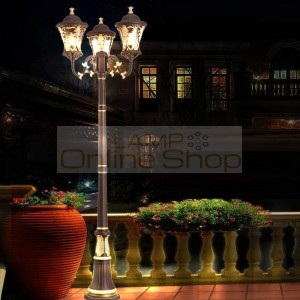 Surya Lamp Outdoor Lambasi Style Farola Exterior Sokak Lamba Lampioni Da Esterno Luminaire Exterieur Plaza Lampione Street Light