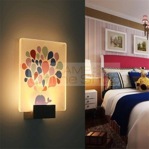 Table Loft Decor Indoor Modern Kinkiety LED Applique Murale Luminaire Aplique Luz Pared Wandlamp Bedroom Light Wall Lamp