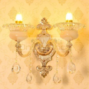 Table Modern Lampara Pared Murale Bathroom Applique De Parede Crystal Luminaire LED For Home Bedroom Light Wall Lamp