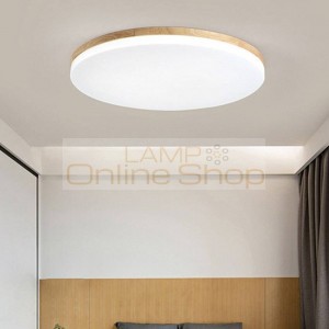 Ultra-thin 5cm wood Acrylic led ceiling lights for bedroom dining room hall home Lighting 18w 30w modern ceiling lamp lighting