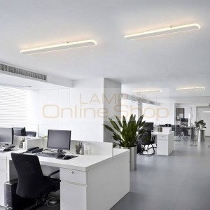 Ultra-thin Surface Mounted Led Ceiling Lights lamparas de techo acrylic/office corridor rectangular modern Ceiling lamp fixtures