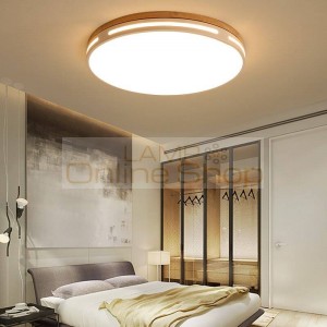 Ultra-thin wood ceiling LED Living room lights ceiling fixtures fixture for modern ceiling lamp 6cm
