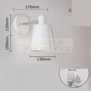 Vanity Lampara De Techo Colgante Moderna Deco Mural Industrial Decor Modern Luminaire Bedroom Light For Home LED Wall Lamp